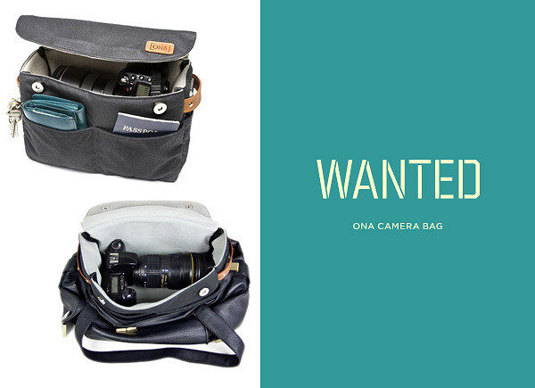 wanted / ona camera bag